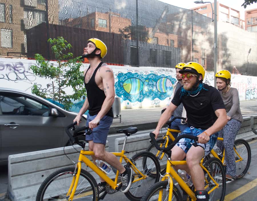 Bogotá: Shared Bike Tour - La Candelaria founding plazas: how the city’s center shifted