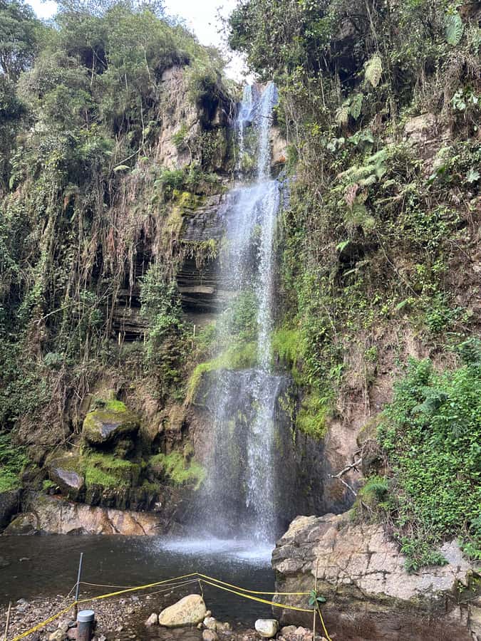 Bogotá: Visit Colombia's Highest Waterfalls & Guadalupe Hill - La Chorrera Waterfall (590 Meters): What You’ll Actually Experience Up Close