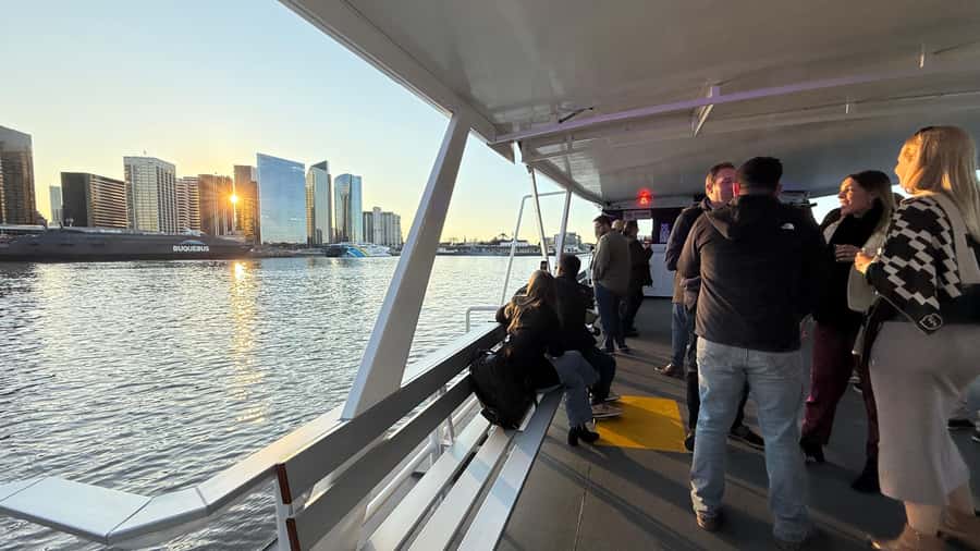 Buenos Aires: Puerto Madero Sunset Cruise with Open Bar - The two boarding options: pick based on your sunset priorities