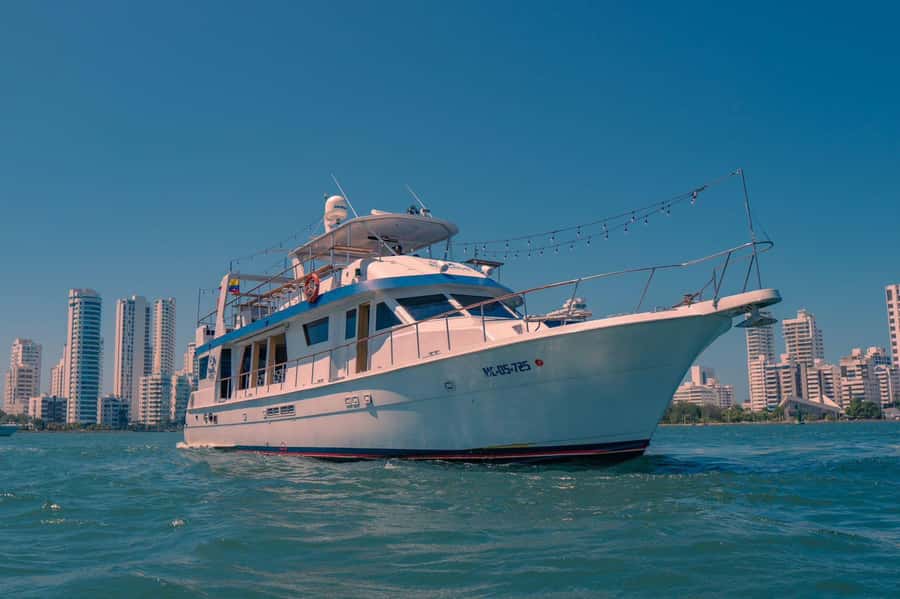 Cartagena: Cruise by the Bay with Dinner and Wine - Seating: top deck for photos, front options if you can