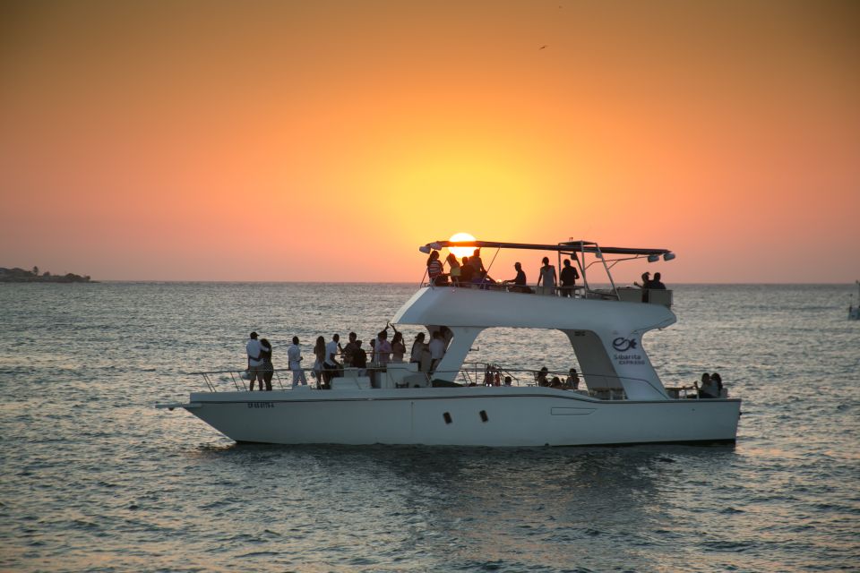 Cartagena: Sunset Cruise with Open Bar - Castillogrande sunset: the moment you came for