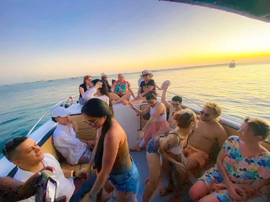 Cartagena: Sunset in boat in the bay with music and liquor - Price and Value at $24: What You’re Getting for Your Money