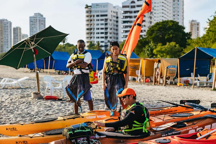 Cartagena: Sunset Sea Kayaking Tour - Weather and comfort: clouds, wait time, and seasickness prep