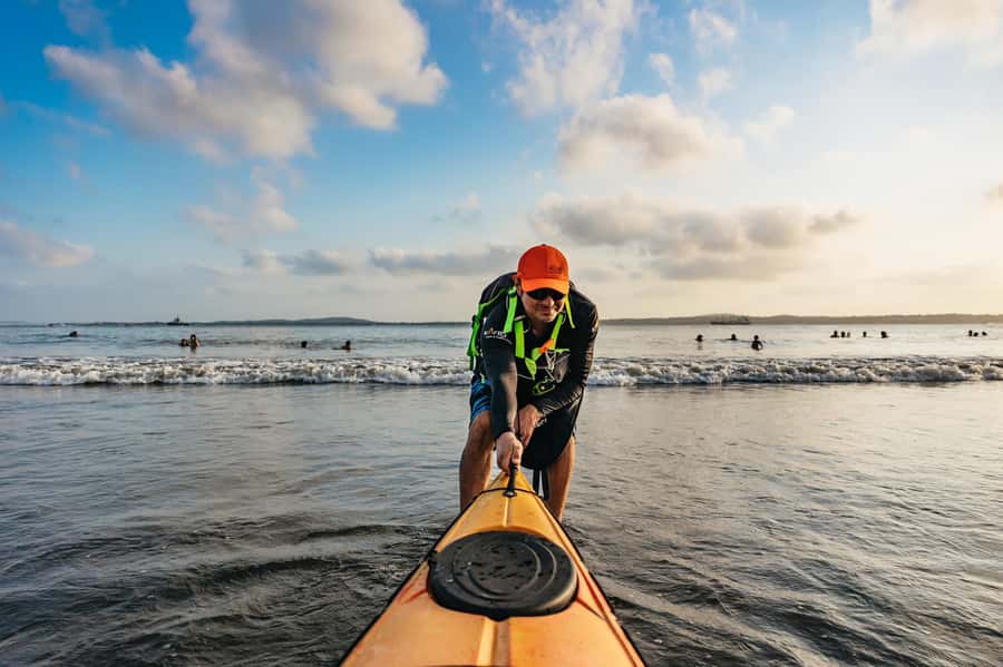 Cartagena: Sunset Sea Kayaking Tour - Castillogrande hiking + kayaking: the part that gets you to the water smoothly