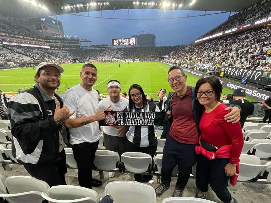 Corinthians Football Game Experience - Outside the stadium: where the real mood happens