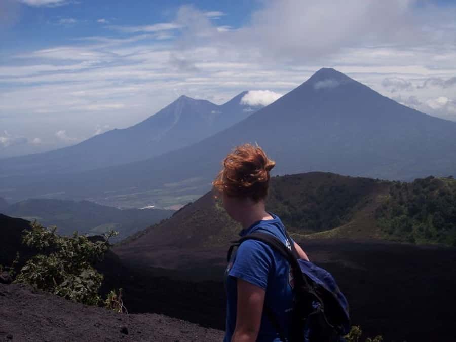 From Antigua: Pacaya Volcano Day Hike - The ascent: stepping across dried lava and the 2010 impact