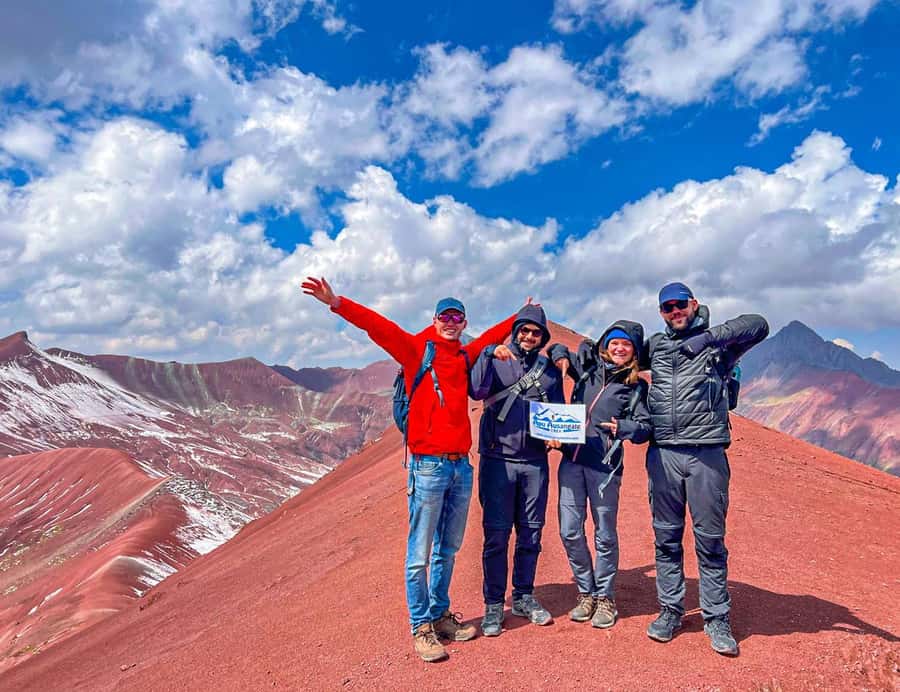 From Cusco: Full Day Rainbow Mountain + Red Valley | PRIVATE - At the top: exploring Vinicunca for your hour