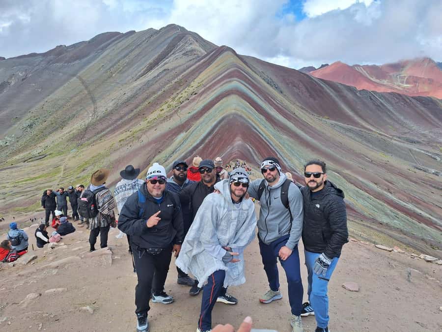 From Cusco: Mountain of colors and red valley on ATVs - Seven Colors Mountain: a guided short walk with altitude in mind