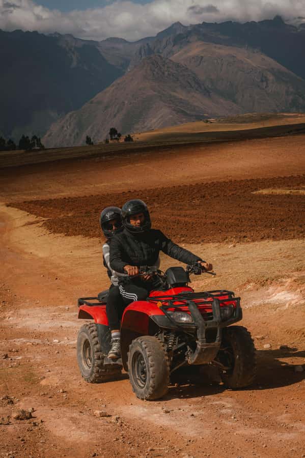 From Cusco: Quad bike tour Moray and Salt Mines - The van ride out to the Sacred Valley: long views start early