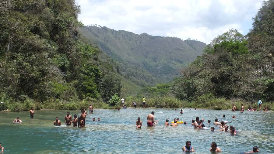 From Lanquin: Semuc Champey Park and Kanba Cave Guided Tour - Kanba Cave: 1,000 meters of underground river action