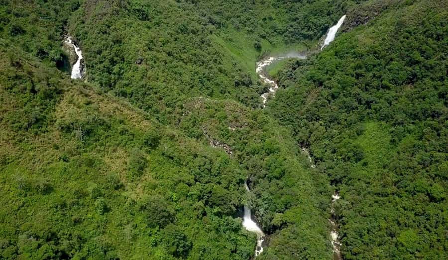 From Medellin: Epic Zipline and Giant Waterfall - Second zipline and the final hike back