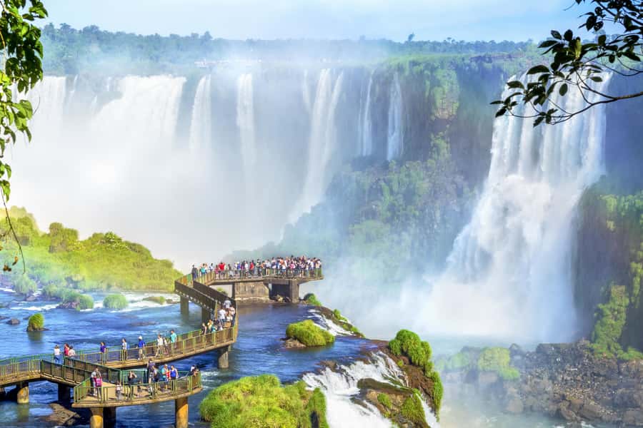 From Puerto Iguazu: Brazilian Side of the Falls with Ticket - Visitor station first: where you get oriented and ready