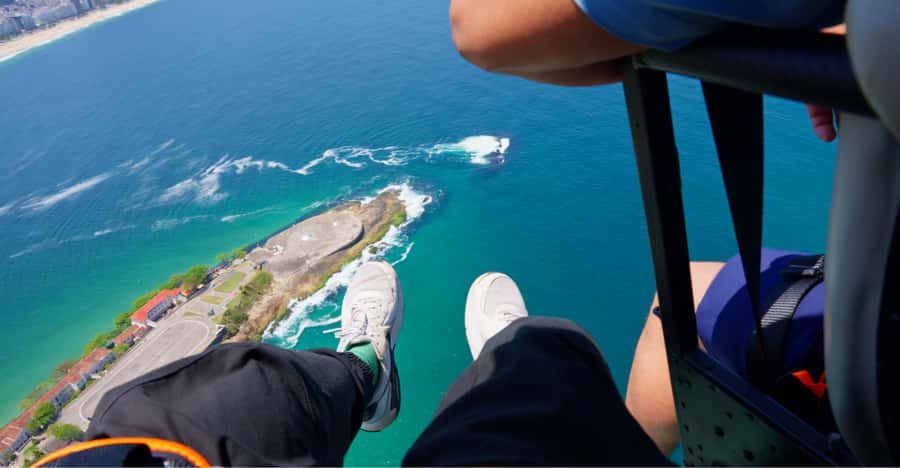 Helicopter flight no doors in Rio de Janeiro - Price and value: what $320 buys you