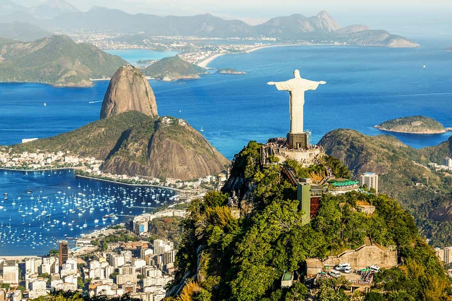 Rio: Christ the Redeemer, Sugarloaf, Selaron & BBQ Lunch - The Metropolitan Cathedral: Mayan-Inspired Shapes in the Middle of the City