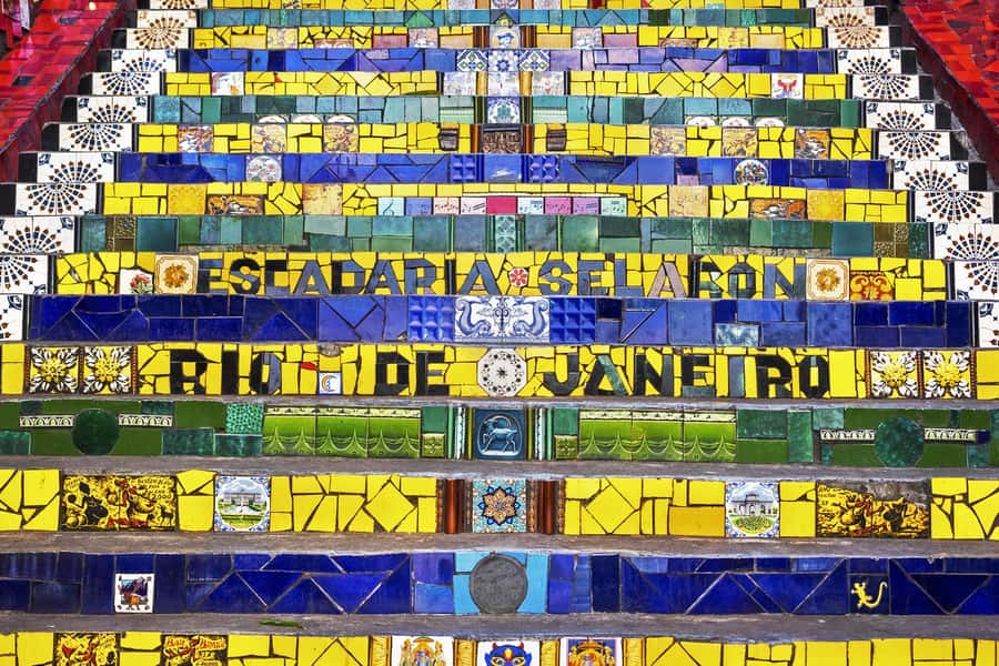 Rio de Janeiro Full-Day Sightseeing Tour - Lapa, São Bento Monastery, and the Selarón Steps Color Story