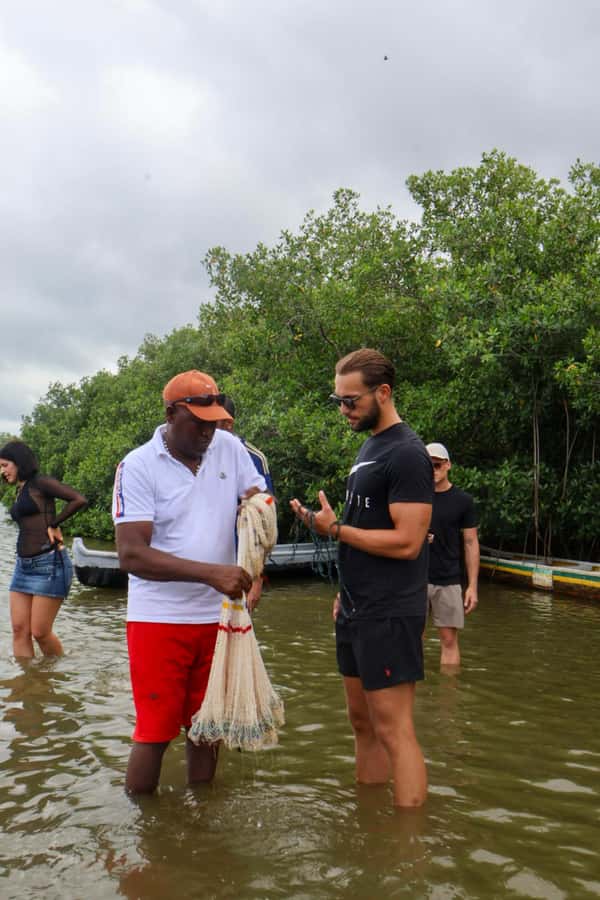 Typical lunch on beach, mangrove tour & fishing with natives - Key moments worth marking on your mental map