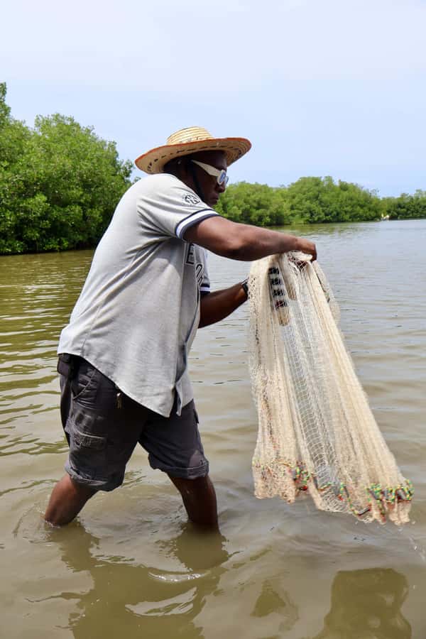 Typical lunch on beach, mangrove tour & fishing with natives - Fisherman Island and hands-on artisanal fishing (what you’ll try)