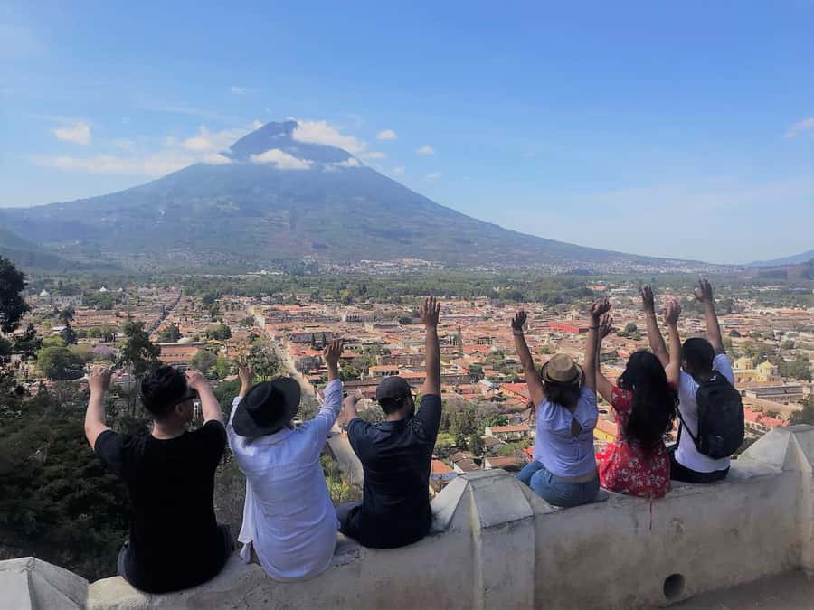 Walk Antigua Like a Local - La Merced Church and the Santa Catalina Arch Photo Moment